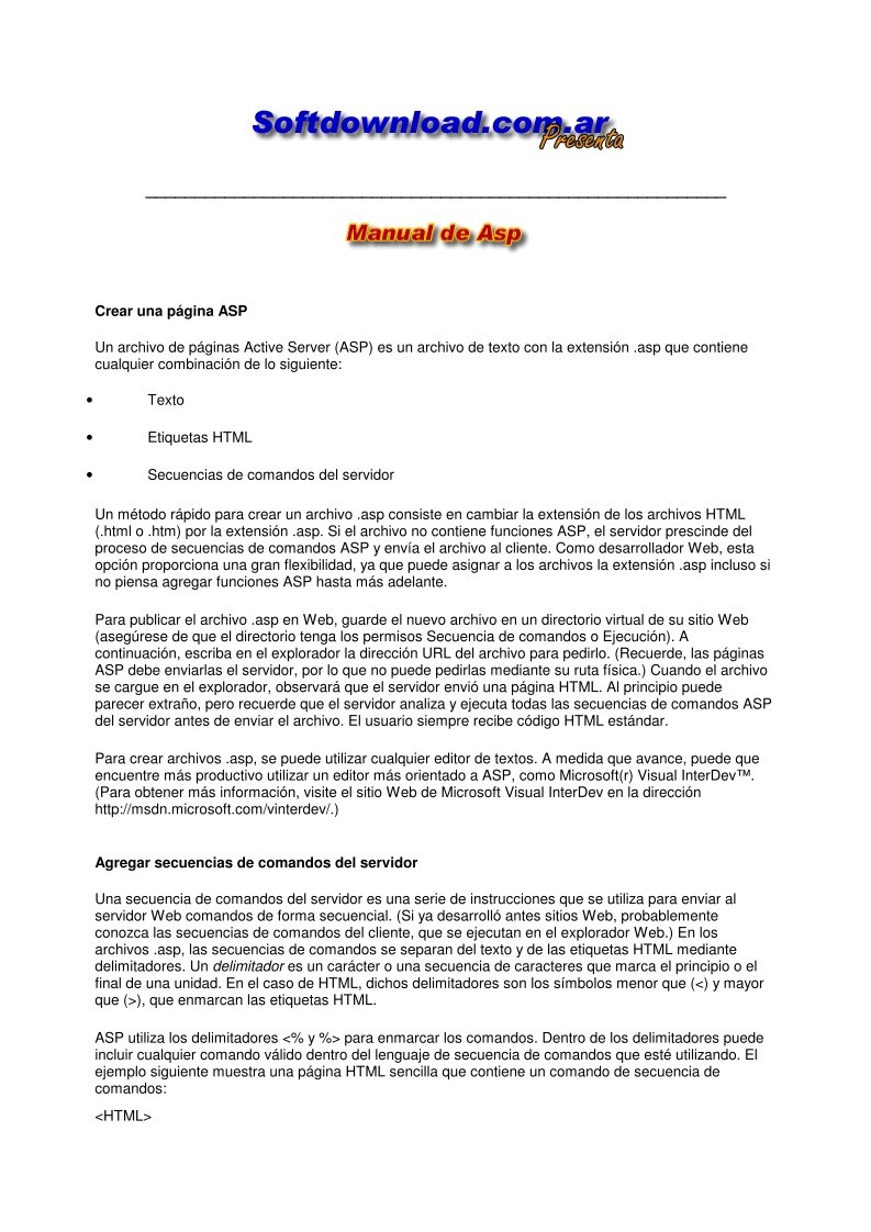 Imágen de pdf Manual de Asp